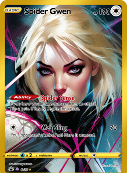 LoveangelGames- Custom Card-Superhero Series- Spider Gwen - Image 1