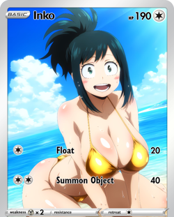 LoveangelGames- Custom Card- SwimSuit Series- Inko - Image 1