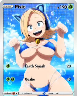 LoveangelGames- Custom Card- SwimSuit Series- Pixie - Image 1