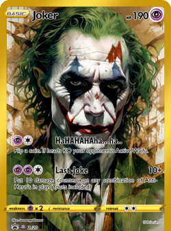 LoveangelGames- Custom Card-Superhero Series- Joker - Image 1