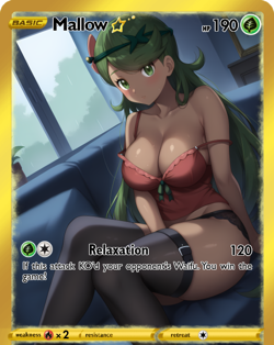 LoveangelGames-Season 2- Custom Card- Waifu Universe- Mallow Mythic - Image 1