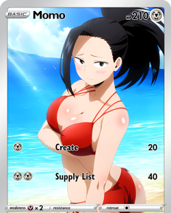 LoveangelGames- Custom Card- SwimSuit Series- Momo - Image 1