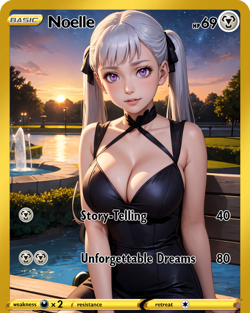 LoveangelGames- Custom Card-Silent Night -Noelle - Image 1