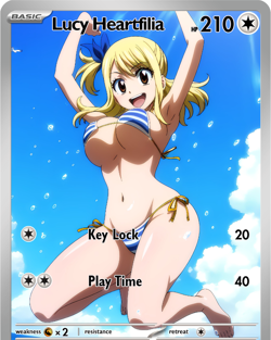 LoveangelGames- Custom Card- SwimSuit Series- Lucy - Image 1