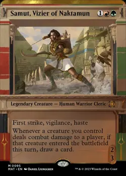 1x Samut, Vizier of Naktamun - Foil - Showcase - March Of The Machine: The After - Image 1