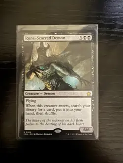 Rune-Scarred Demon Commander Masters Regular MTG - Image 1