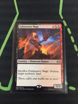 MTG Magic The Gathering Fulminator Mage 2XM Rakdos Land Destruction Commander - Image 1