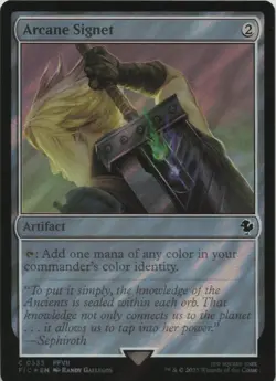 Arcane Signet (0333) (Surge Foil) - FOIL - C Commander: FINAL FANTASY 333 - MTG - Image 1