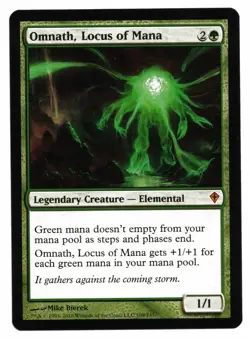 Magic the Gathering MTG Card: Omnath, Locus of Mana 109/145 Worldwake Mythic! NM - Image 1