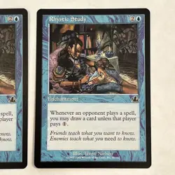 MTG Magic the Gathering Prophecy Rhystic Study x4 Pack Fresh Mint - Ships Free - Image 3