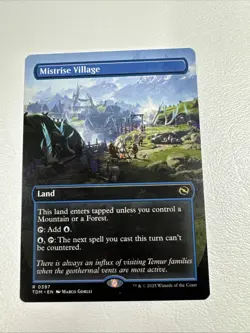 Mistrise Village (Borderless) Regular Rare #397 NM/MINT Tarkir: Dragonstorm - Image 1