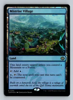 Mistrise Village (Foil) - TDM #261 Rare - NM / Mint Tarkir Single - Image 2
