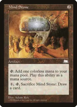 MTG Magic the Gathering 1x MP Mind Stone - Weatherlight x1 - Image 1