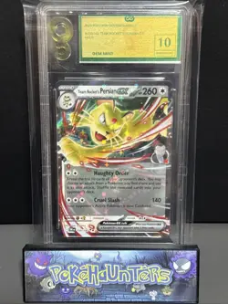 Pokemon Card Team Rockets Persian EX 150/182 Destined Rivals OG Graded 10 GM MT - Image 1