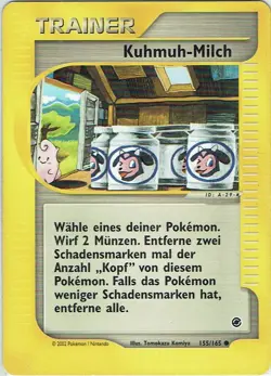 Pokemon Card Trading Card Game Expedition No. 155/165 Kuhmuh-Milch German - Image 1