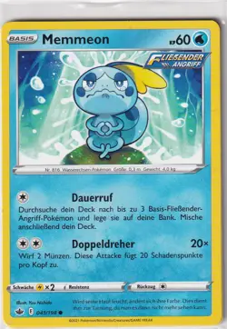 Pokemon Card Horrifying Dominion No. 41/198 Memmeon German - Image 1