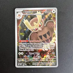 Pokemon Noctowl TCG SVP141 Stellar Crown Black Star Promo NM/MT Condition Card - Image 1