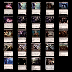 MTG Lot 24 Cards Black M15 Magic 2015 Magic the Gathering Stain the Mind Xathrid - Image 1