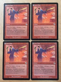 MTG Magic the Gathering 1x Lava Dart Judgment LP - Image 1