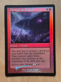 MTG Magic the Gathering Through the Breach Foil Retro Frame Innistrad NM - Image 1