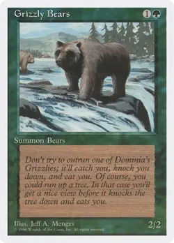 MTG Grizzly Bears - N/A / English / Heavily Played - Image 1