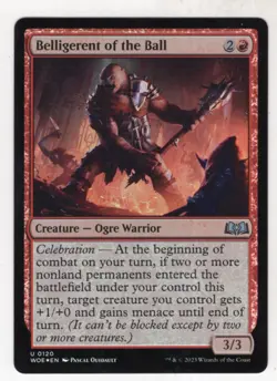 MTG Wilds Of Eldraine Foil Card #120 Belligerent of the Ball - Image 1