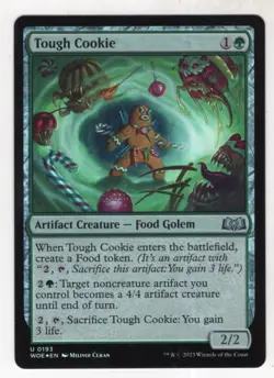 MTG Wilds Of Eldraine Foil Card #193 Tough Cookie - Image 1