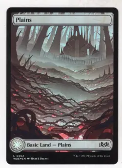 MTG Wilds Of Eldraine Foil Card #262 Plains - Image 1