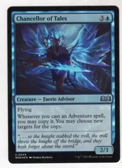 MTG Wilds Of Eldraine Foil Card #45 Chancellor of Tales - Image 1
