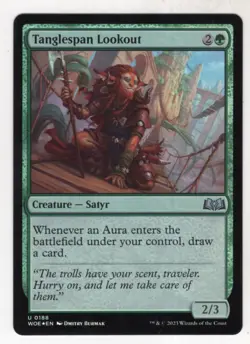 MTG Wilds Of Eldraine Foil Card #188 Tanglespan Lookout - Image 1