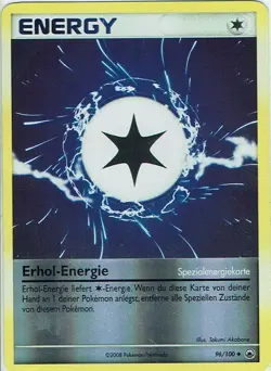 Pokemon Majestic Tomorrow No. 96/100 Erhol-Energie Reverse Holo German - Image 1