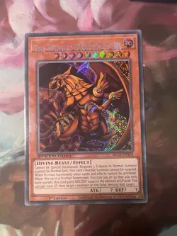 MISPRINT Yugioh The Winged Dragon of Ra - SBCB-EN203 Secret Rare Misprint - NM - Image 2