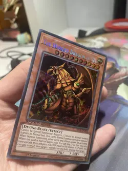 MISPRINT Yugioh The Winged Dragon of Ra - SBCB-EN203 Secret Rare Misprint - NM - Image 3