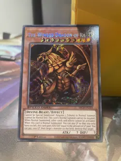 MISPRINT Yugioh The Winged Dragon of Ra - SBCB-EN203 Secret Rare Misprint - NM - Image 4
