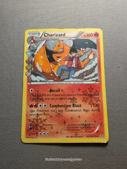 Pokemon Charizard RC5/RC32 Generations Radiant Collection Damaged Free Shipping - Image 1