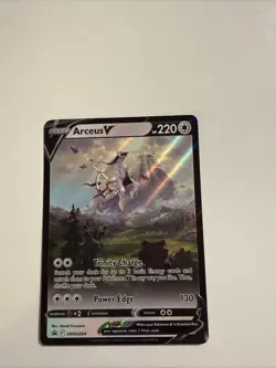 Pokemon Arceus v SWSH204 Black Star Promo Holo NM/Mint - Image 1