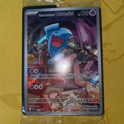2025 Pokemon Destined Rivals Team Rocket's Wobbuffet ETB Promo #203 Sealed - Image 1
