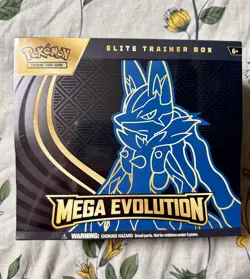 🔥Pokemon TCG Mega Evolutions ETB Lucario Factory Sealed New🔥 - Image 1