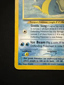 LAPRAS #12/18 NON-HOLO SOUTHERN ISLANDS PROMO 2001 POKEMON TCG - Image 5