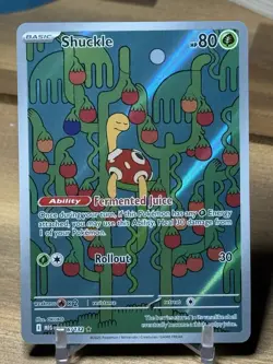Pokemon SHUCKLE 136/132 - Mega Evolution - ILLUSTRATION RARE - MINT - Image 1