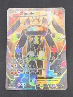 Pokemon TCG - Zygarde EX - Fates Collide 54a/124 Alternate Art Full Art Holo LP - Image 1
