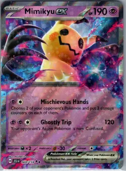 Mimikyu ex 069/159 - Pokemon TCG SV09: Journey Together - Double Rare (NM) - Image 1