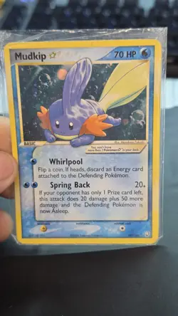 Pokemon Mudkip Holo Gold Star Card 107/109 Star Plus More cards. - Image 2