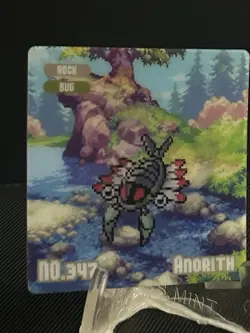 Pokemon Eif origin Gameboy Lenticular Anorith/armaldo #LL - Image 1