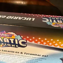 2X PRISMATIC EVOLUTIONS Lucario EX and Tyranitar EX Premium Collection - Image 4