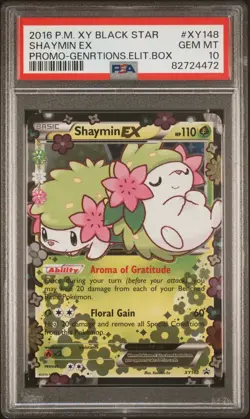 Pokemon Shaymin EX XY Generations ETB promo XY148 PSA 10 **POP 38** - Image 1