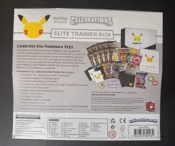 Pokemon Celebrations Elite Trainer Box ETB 25th Anniversary New Factory Sealed 820650809439 - Image 2