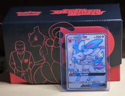 Pokemon TCG Sylveon GX Full Art SV76/SV94 Hidden Fates Shiny Vault - Image 1