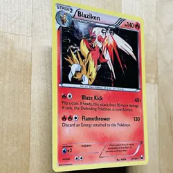 2012 Blaziken 17/108 Dark Explorers Holo Rare LP English Pokemon Holofoil Card - Image 2
