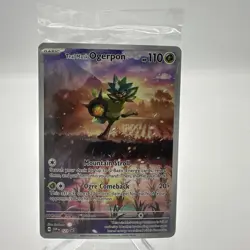 Teal Mask Ogerpon SVP #123 Sealed | Pokemon Black Star Promo | NM+ Pack Fresh - Image 2